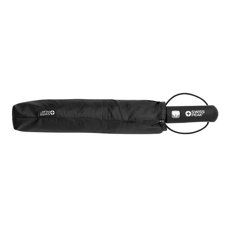 Parapluie pliable en polyester recyclé rPET Swiss Peak Tornado_04