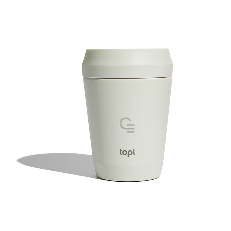 Mug isotherme en inox et plastique recyclés certifiés Topl 235 mL_01