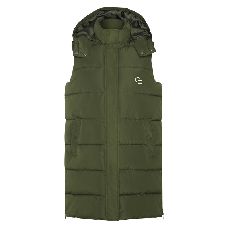 Long bodywarmer pour femme en polyester certifié Reine _1