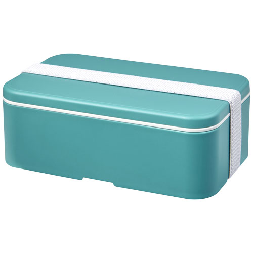 Lunch box en canne à sucre Miyo Renew 1_Bleu récif/Blanc