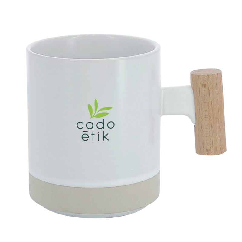 Mug avec anse en bois 330 mL_1