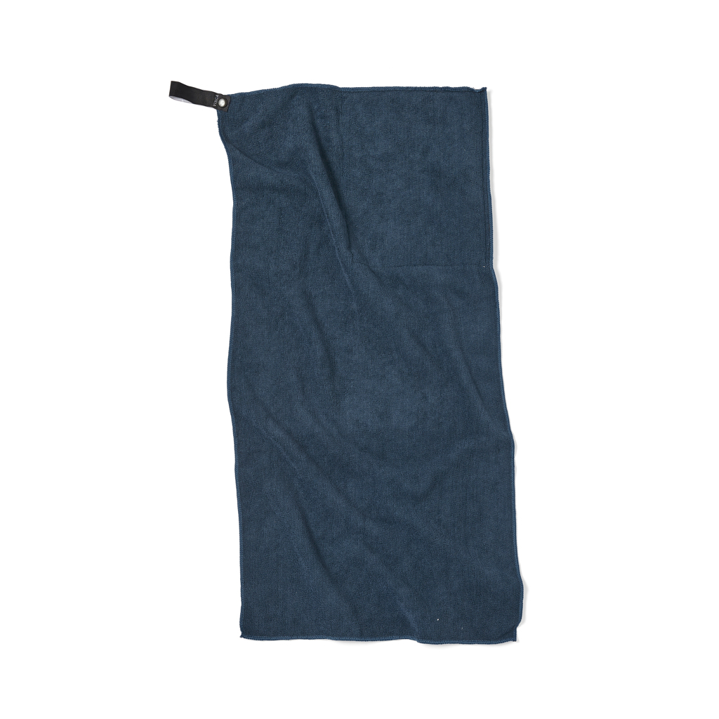 Serviette sport ultra absorbante en polyester recyclé rPET Vinga _Bleu