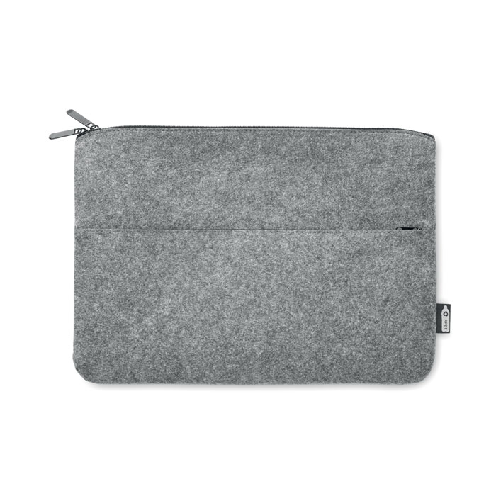 Housse ordinateur 14" en feutre recyclé rPET Toplo_Gris
