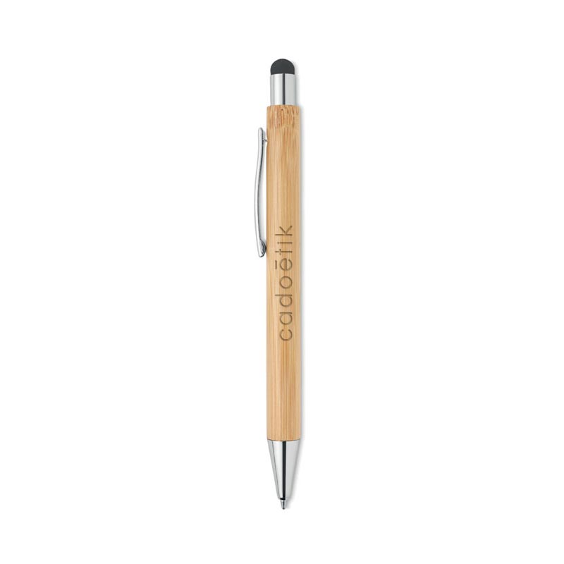 stylo stylet publicitaire en bambou Bayba