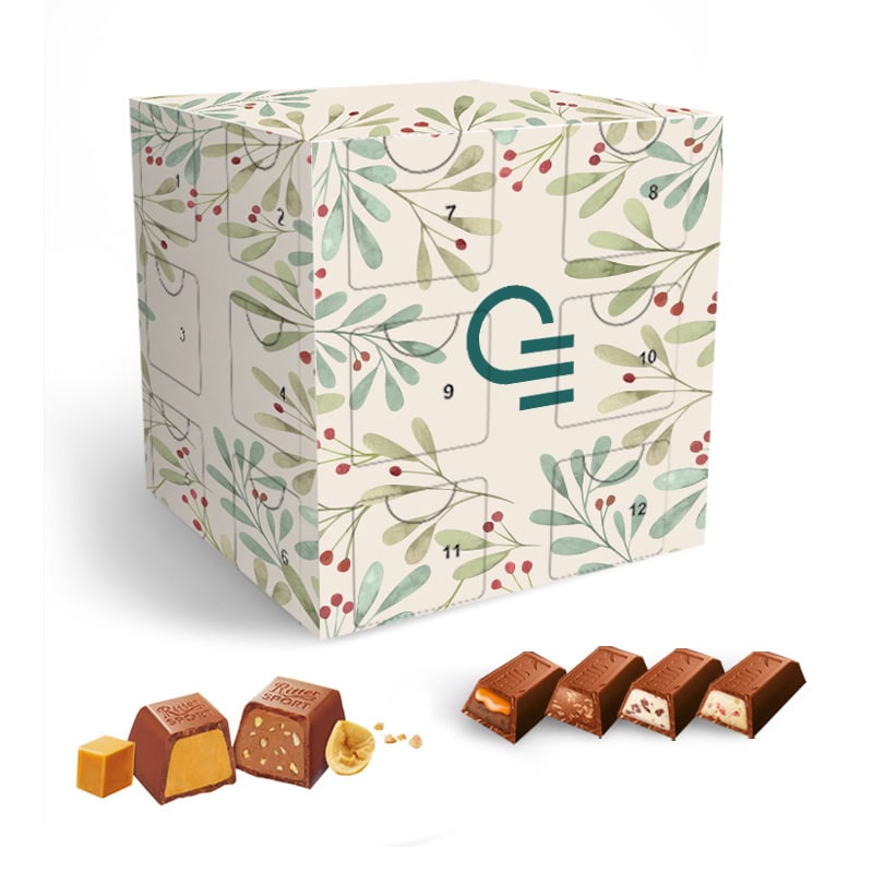 Calendrier de l'Avent publicitaire Cube - Boîte