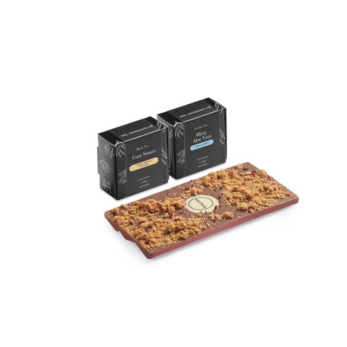 Coffret de 2 thés zen et tablette de chocolat personnalisable _02