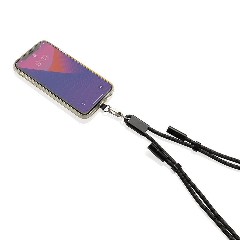 Dragonne pour téléphone avec câble de charge rapide LoopAmp 60 W_04