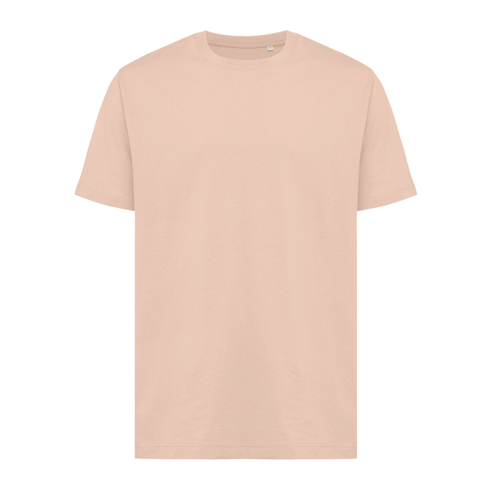T-shirt en coton bio et recyclé certifiés Iqoniq Kakadu 180 g_Peach nectar