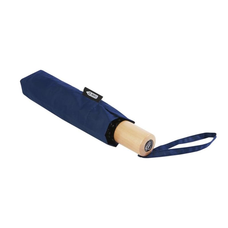 Parapluie publicitaire tempête pliable 21" en polyester recyclé Birgit_03