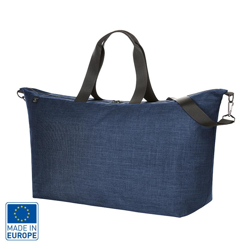 Sac de voyage en polyester recyclé rPET Birke_Bleu