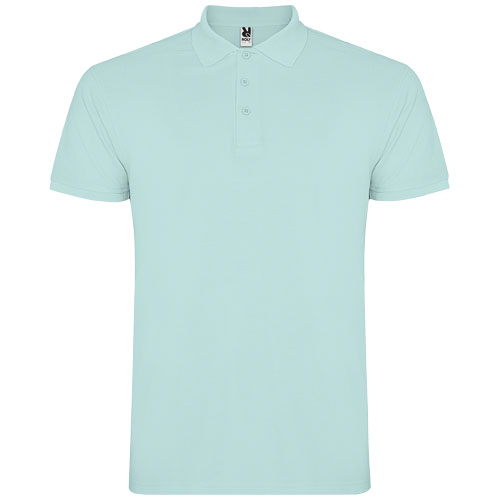 Polo homme en coton certifié Star 200 g _Menthe