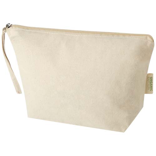 Grande pochette en coton bio certifié Orissa 3 L_Naturel