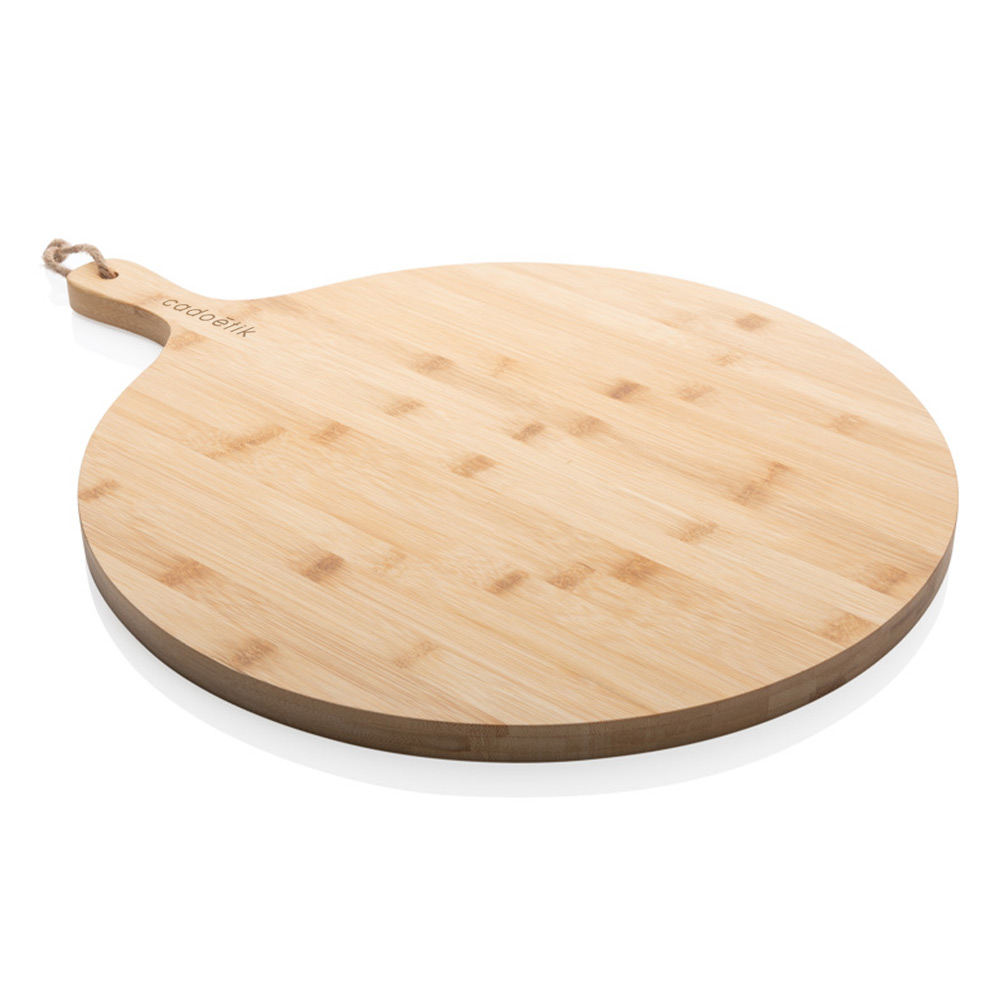 Planche publicitaire de service ronde en bambou Ukiyo