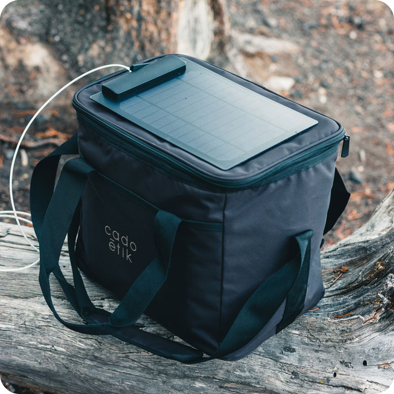 Sac isotherme en polyester recyclé rPET avec panneau solaire Pedro_00