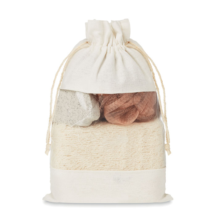 Set accessoires de bain Cuida_Beige