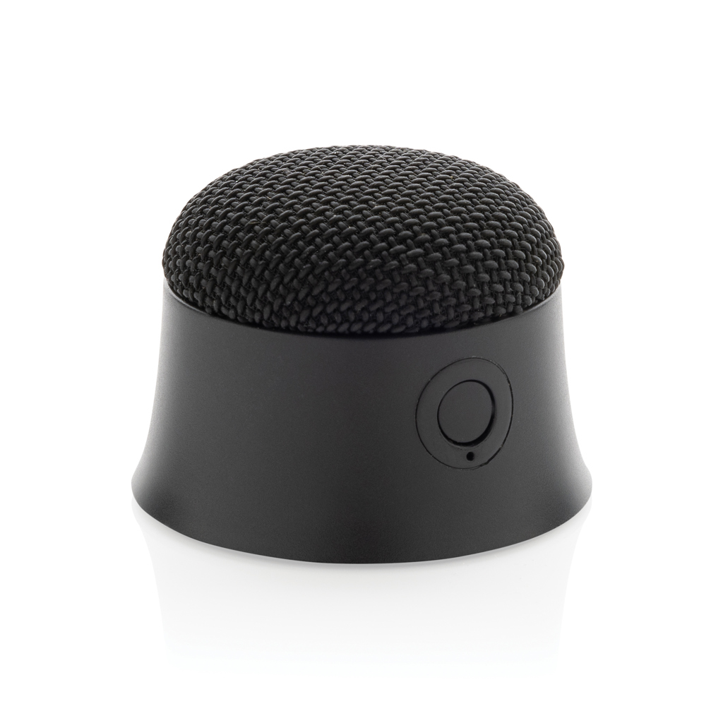 Enceinte nomade magnétique en plastique recyclé recyclé Magtune_Noir