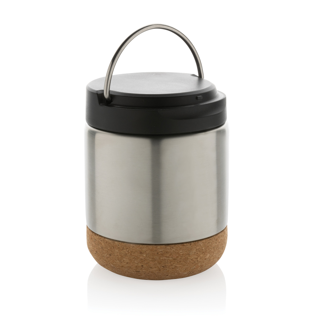 Lunch box isotherme en inox recyclé certifié Savory_Argent
