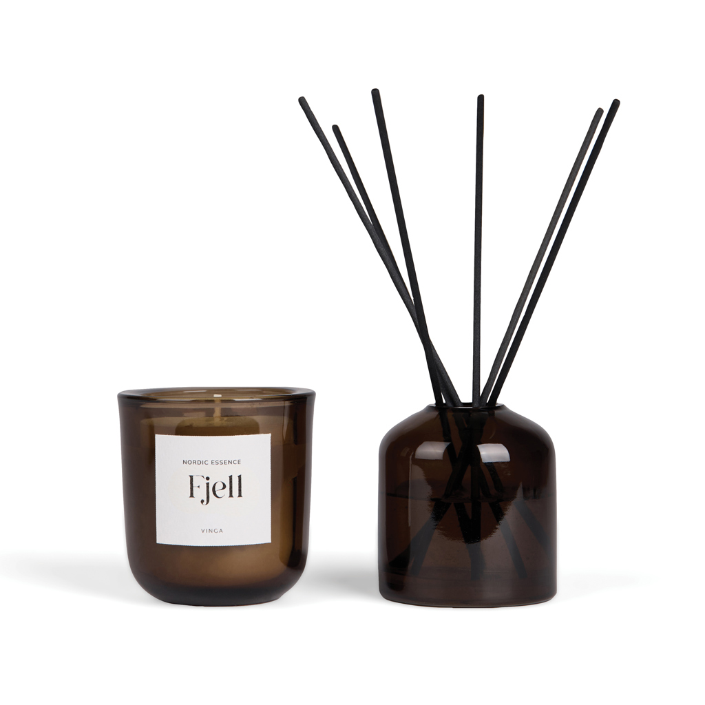 Diffuseur de parfum et bougie végétale Vinga Nordic Essence_01