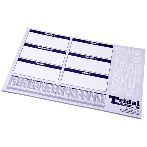 Sous-main en papier certifié A2 Desk-Mate®_Blanc