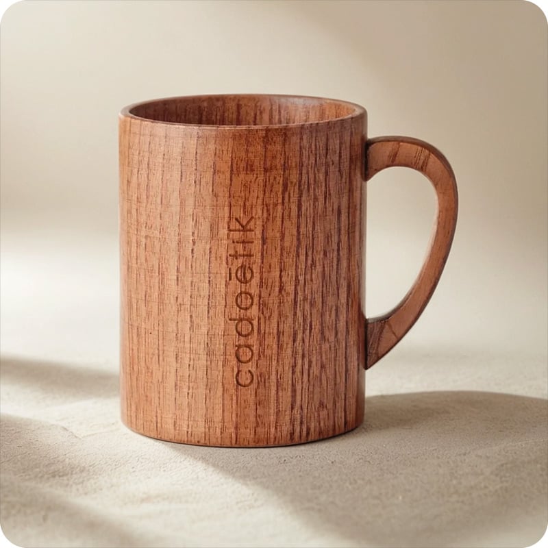 Mug en bois massif Travis 280 mL_0