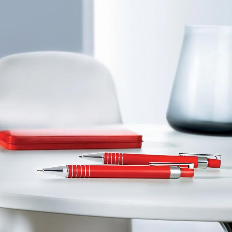 Parure stylo bille et portemine Alucolor_06
