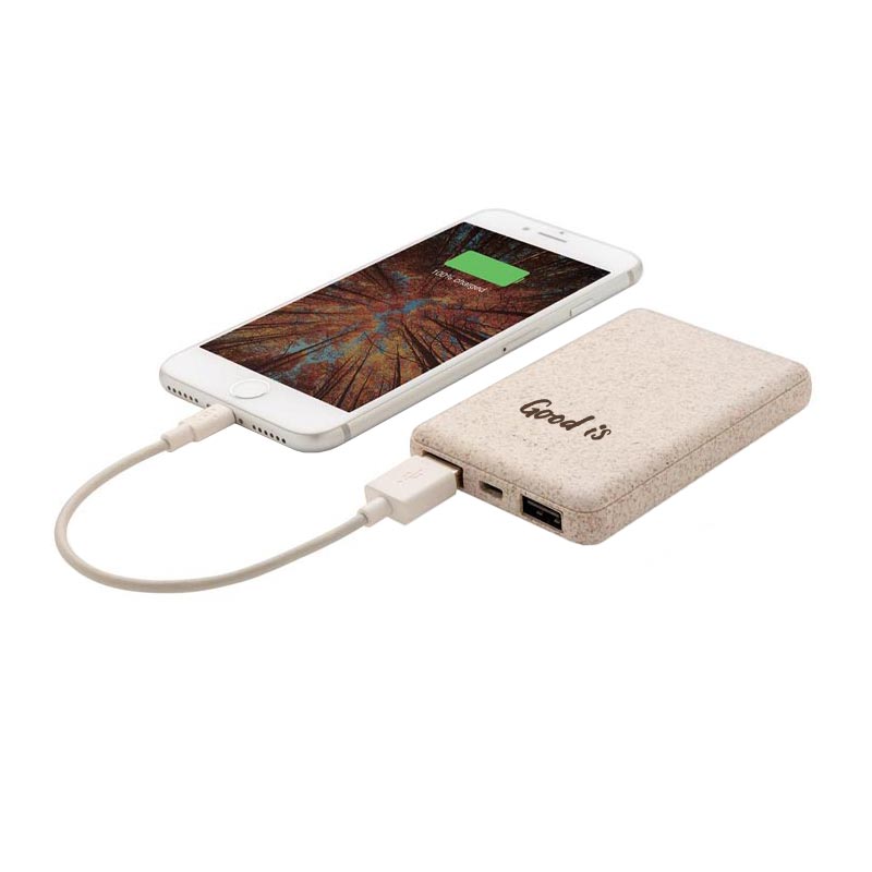 Batterie externe en fibre de blé Eco 5000 mAh_03