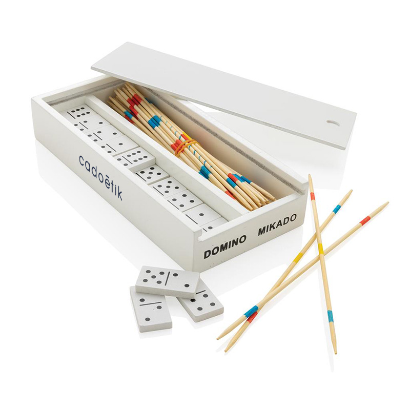 Jeu de Mikado / Domino en bois certifié Duoo_1