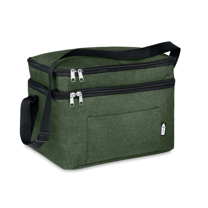 Sac isotherme en polyester recyclé rPET Icecube_Vert foncé
