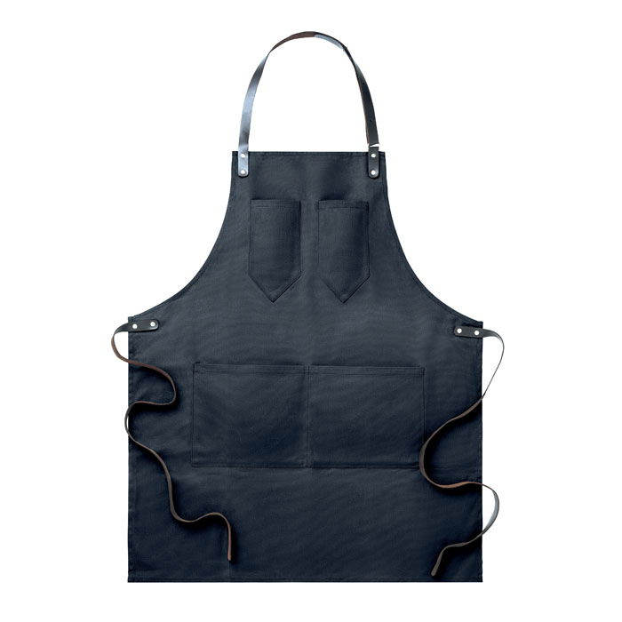 Tablier en toile enduite Chef_Noir