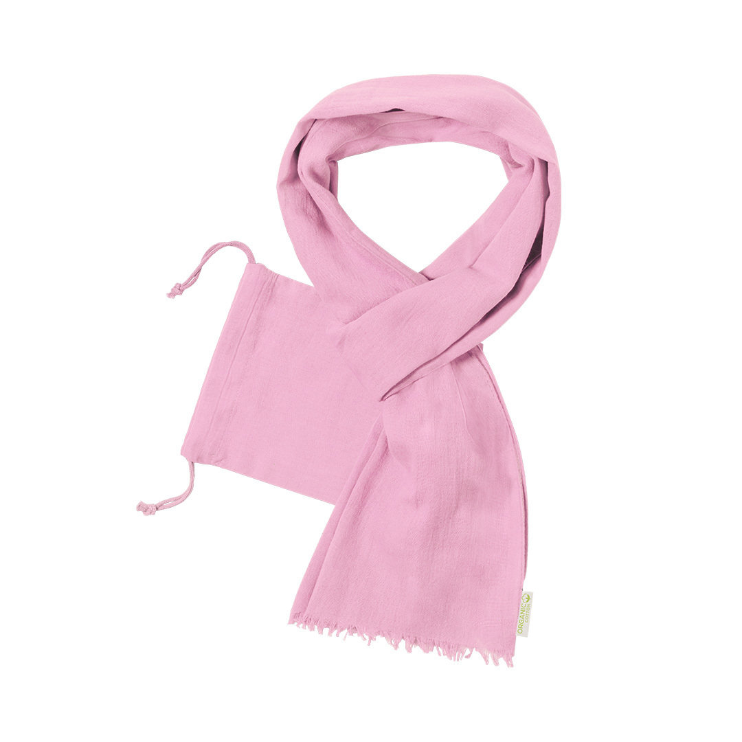 Foulard en coton bio certifié Betty_Rose