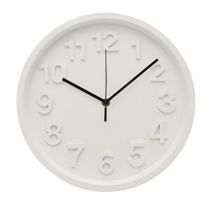 Horloge personnalisée murale Muro_Blanc