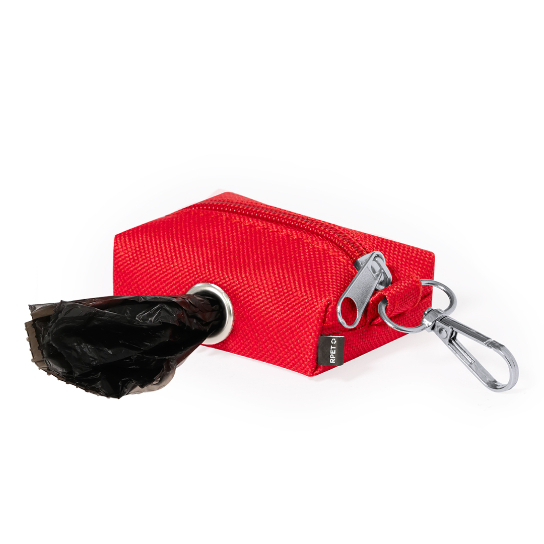 Distributeur de sacs pour déjections canines en polyester recyclé Seperd_Noir
