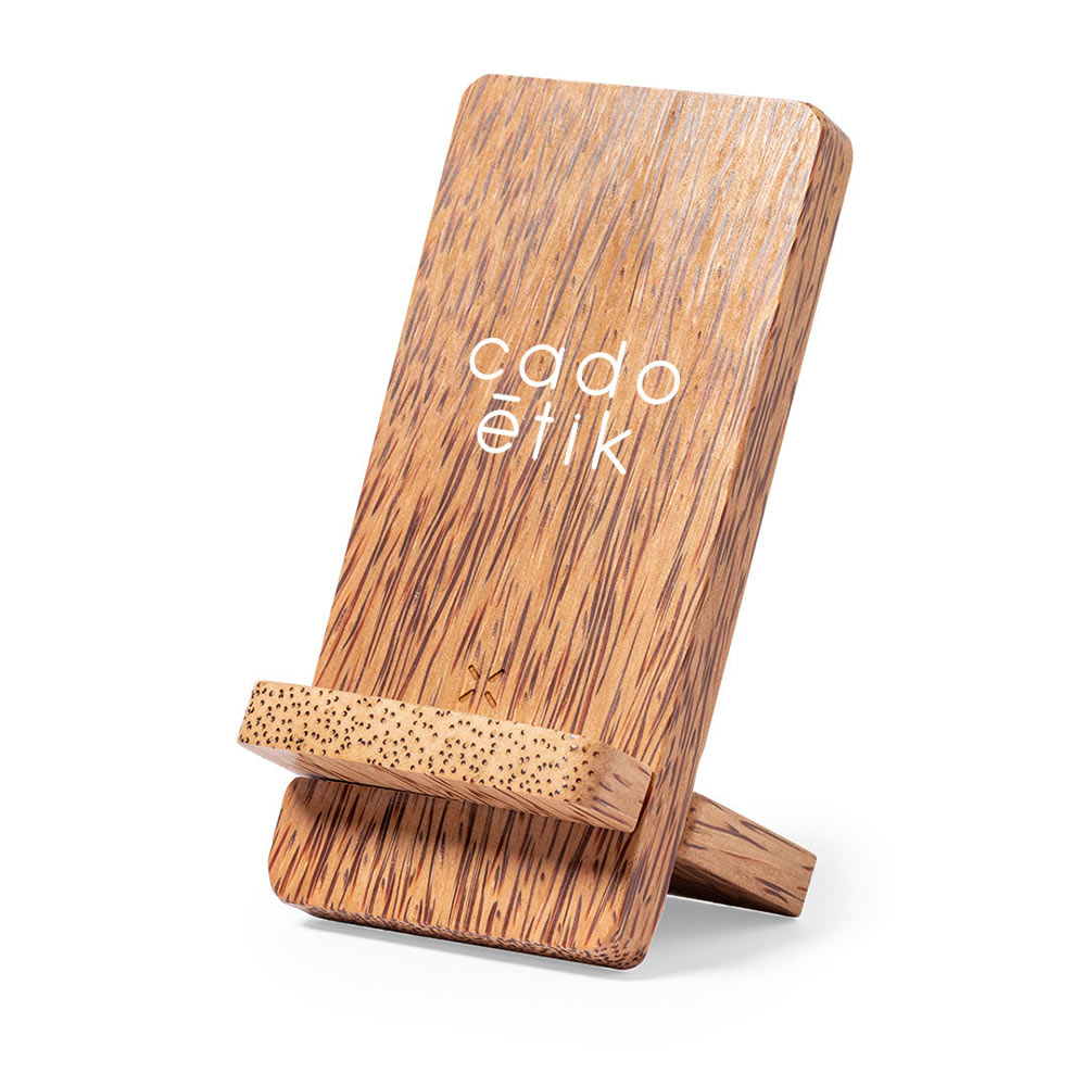Chargeur à induction en bois de cocotier Grodin 15W_1