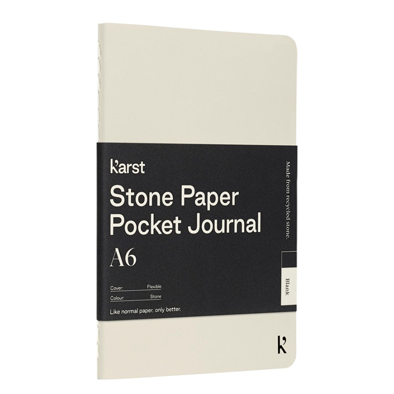 Carnet A6 en papier de pierre Karst_3