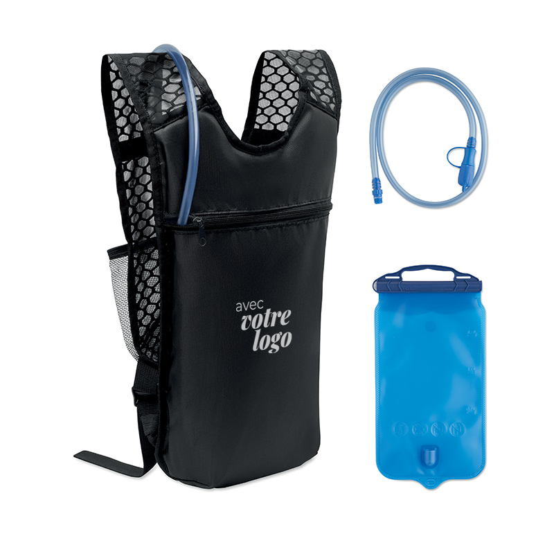 Sac à dos d'hydratation personnalisé avec poche d'eau 1,5 L Confi_01