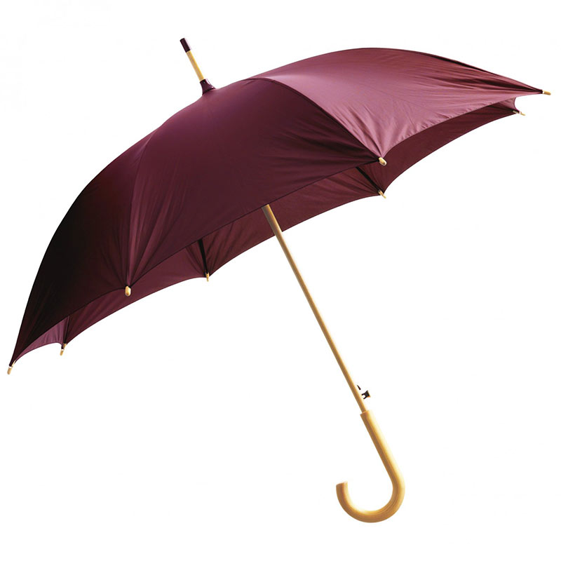 Parapluie droit en bois et rPET Woodtown_3
