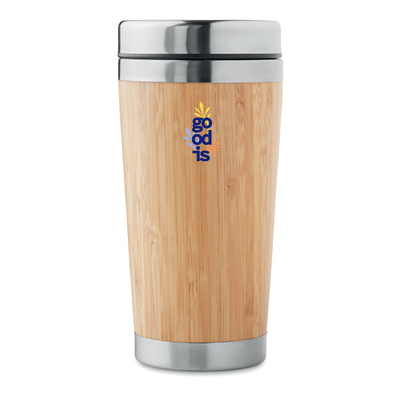 Mug isotherme en inox et bambou Rodeo 400 mL_02