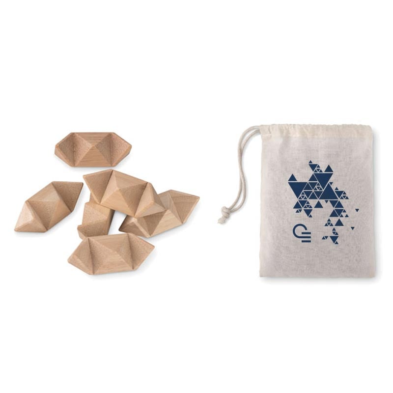 Goodies écologique - Casse-tête publicitaire personnalisé en bois