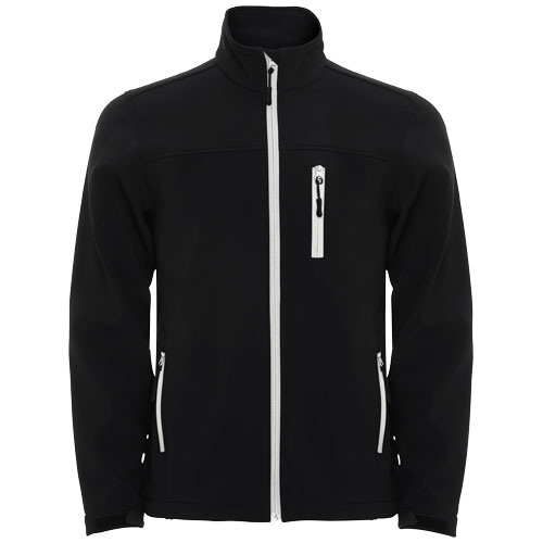 Veste softshell enfant en polyester certifié Antartida 300 g_Noir