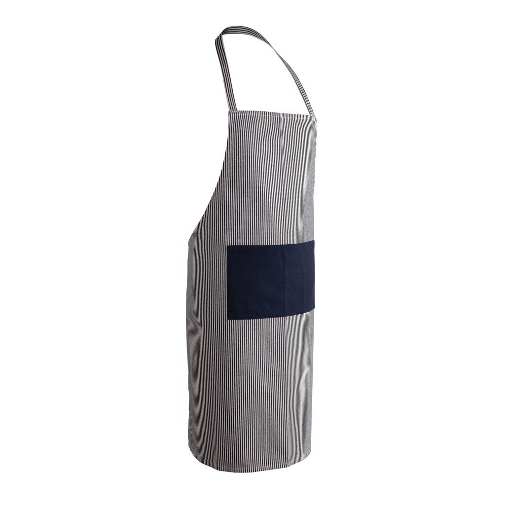 Tablier en coton recyclé Ukiyo 280 g_Bleu marine