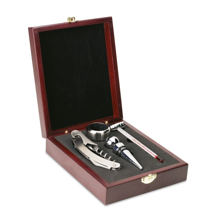 Set de 4 accessoires à vin Premium_Argent