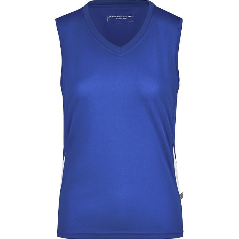 T-shirt sans manches Running Topcool Femme_Bleu royal