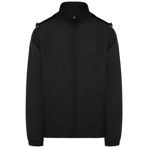 Veste imperméable unisexe en polyester certifié Makalu _Noir