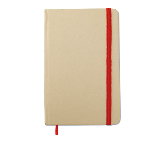 Carnet A6 en papier recyclé Evernote_Rouge