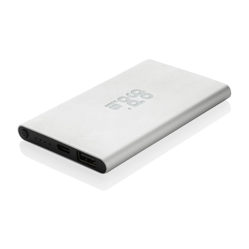 Batterie externe en plastique et aluminium recyclés Platium 4000 mAh_03