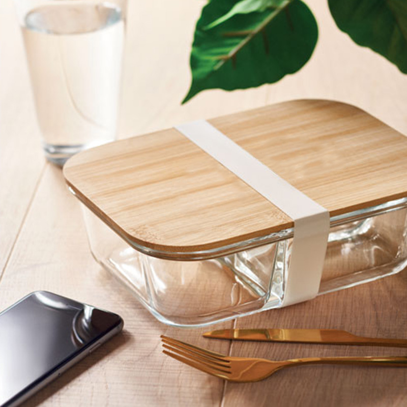 Lunch box en verre et bambou avec compartiments Tundra 800 mL_03