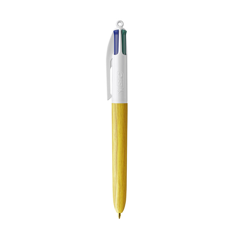 Stylo bille BIC® 4 couleurs Wood Style_4