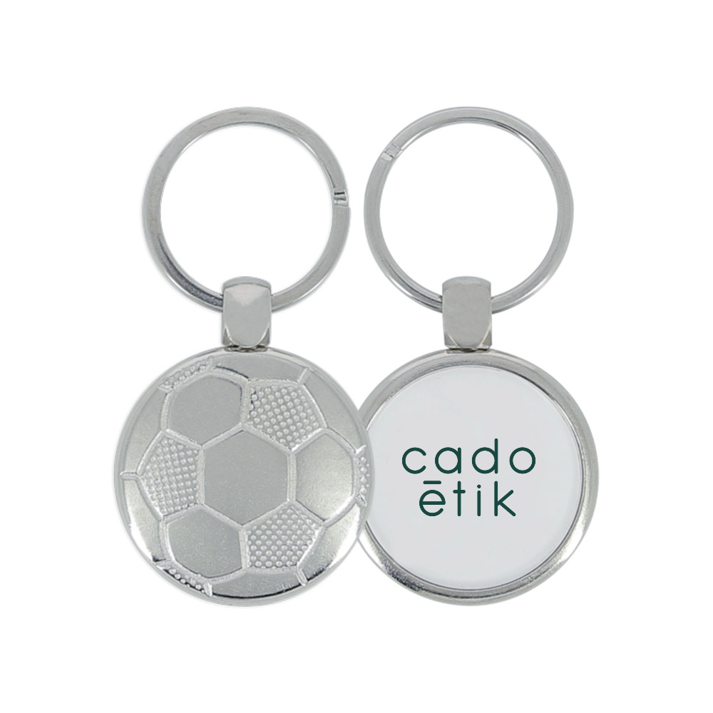 Porte-clés personnalisé en métal Foot_01