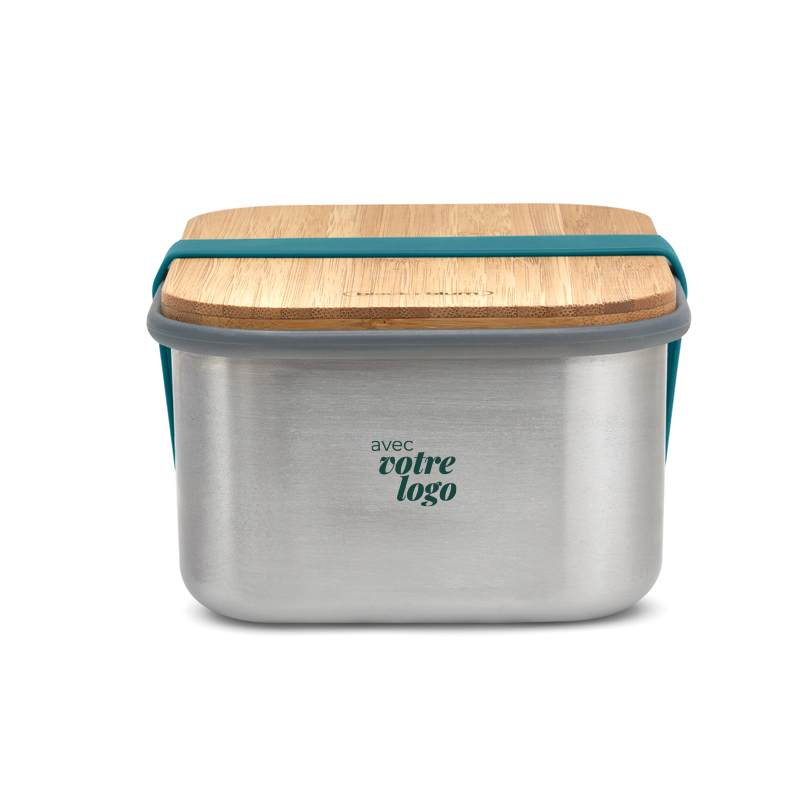 Lunch box publicitaire en inox et bambou Black+Blum 1250 mL_04