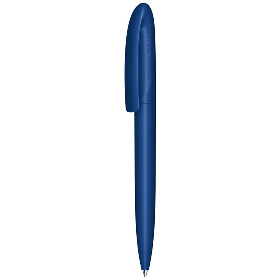 Stylo bille en plastique végétal Senator® Skeye Bio_Bleu foncé
